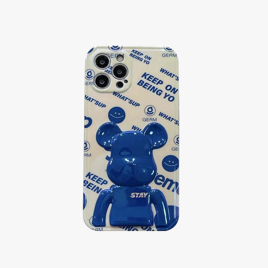 3D Phone Case | International Klein Blue Bear - SPICEUP