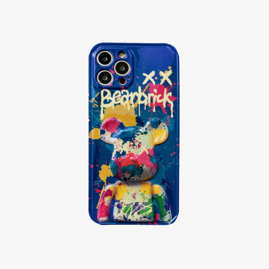 3D Phone Case | Colorful Inked Bear - SPICEUP