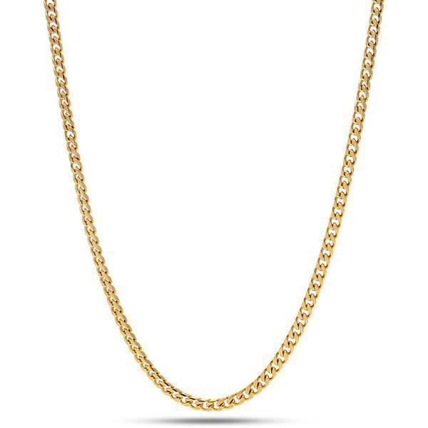 SALE | 3mm 14K Gold Miami Cuban Chain - SPICEUP