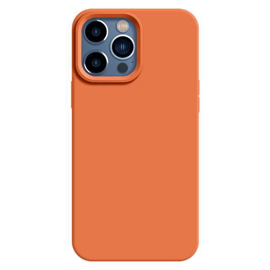 Designer Warm Tone Case - Minimalist Aesthetic Liquid Silicone