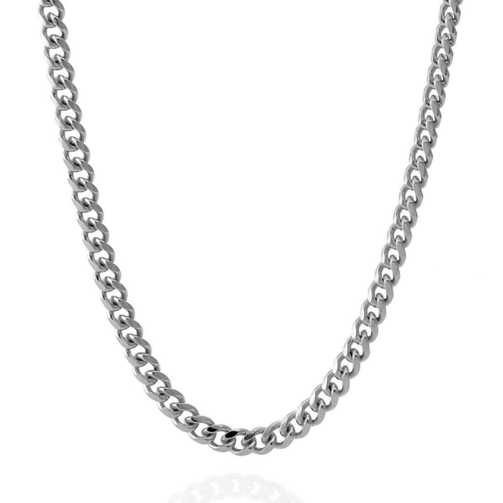 SALE | 5mm White Gold Miami Cuban Chain - SPICEUP