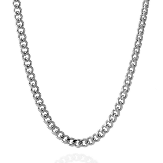 SALE | 5mm White Gold Miami Cuban Chain - SPICEUP