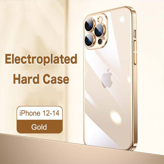 Basic Phone Case | Electroplated Full-Wrap Hard Case Gold - SPICEUP