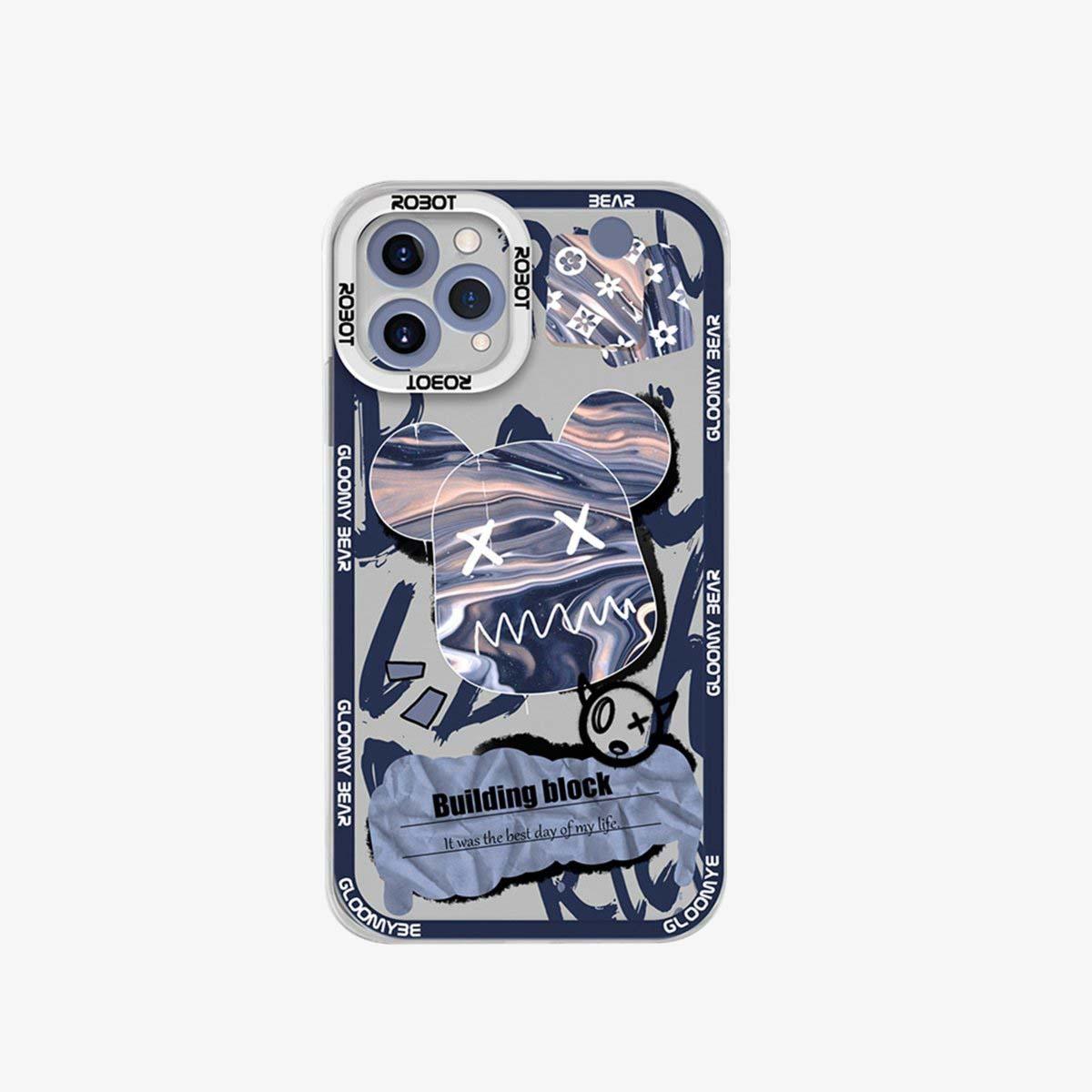 Limited Phone Case | Blue Lava Flow Street Art - SPICEUP