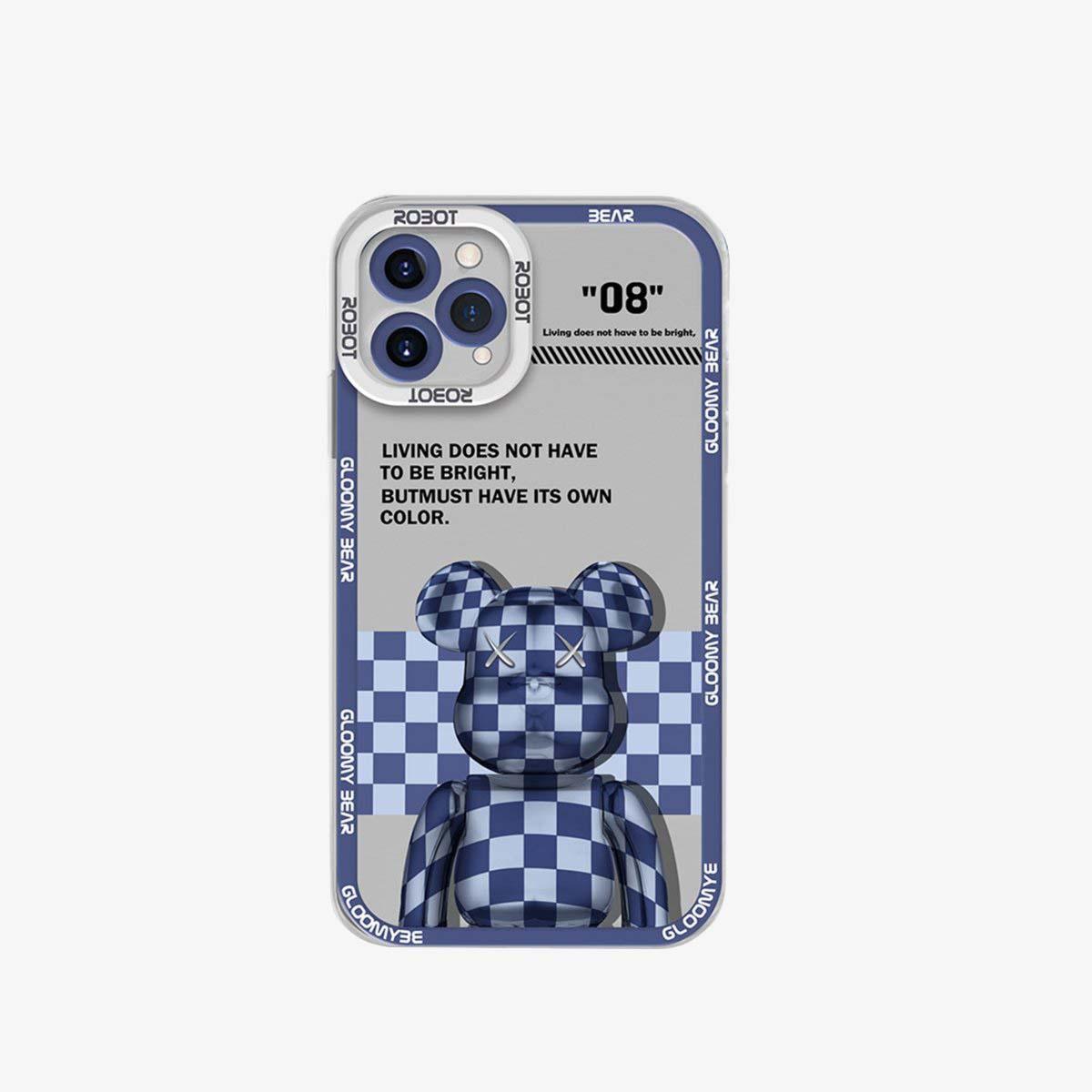 Limited Phone Case | Blue Monogram Bear - SPICEUP