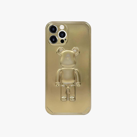 3D Phone Case | Metallic Bear Gold - SPICEUP