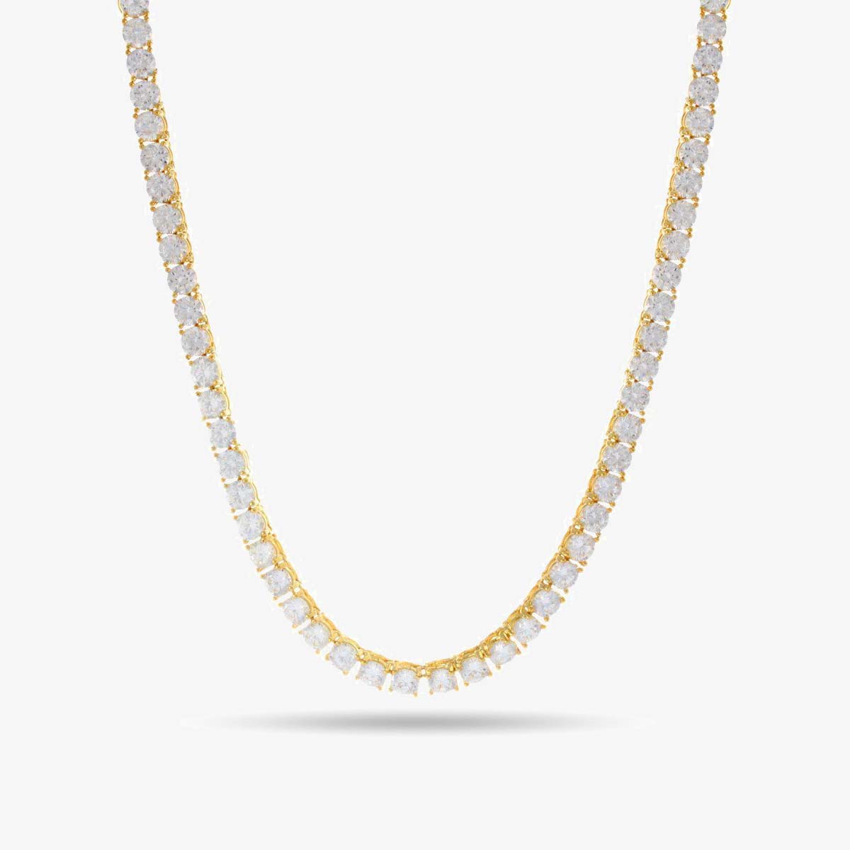 5mm 14K Gold Tennis Chain - SPICEUP