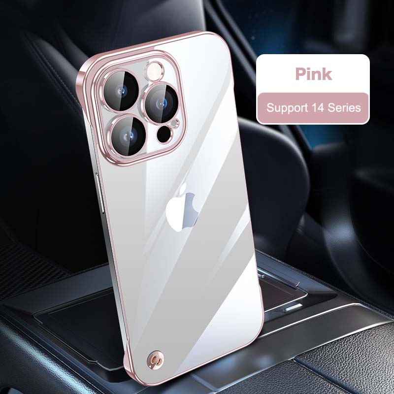 Basic Phone Case | Pink Electroplated Hard Case - SPICEUP