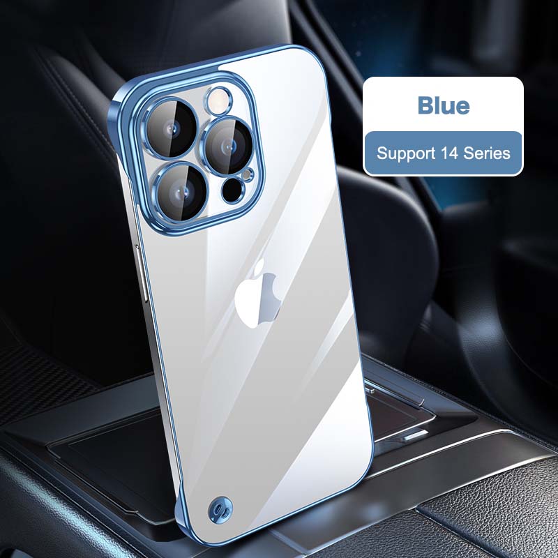 Basic Phone Case | Blue Electroplated Hard Case - SPICEUP