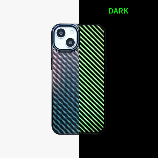 Glow in the Dark | Black Carbon Fiber Phone Case - SPICEUP