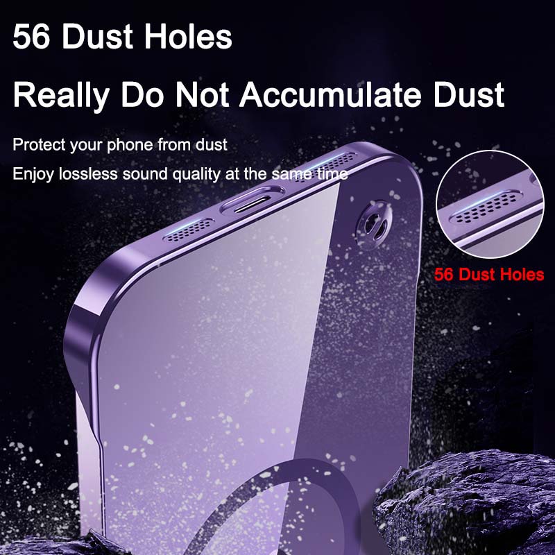 Magsafe Phone Case | Transparent Electroplated Hard Case - SPICEUP