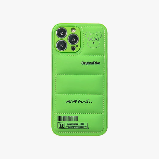 3D Phone Case | Green Bear Feathered - SPICEUP