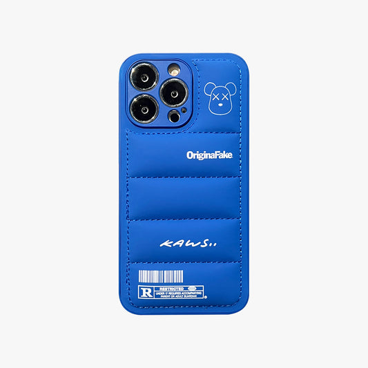 3D Phone Case | Blue Bear Feathered - SPICEUP