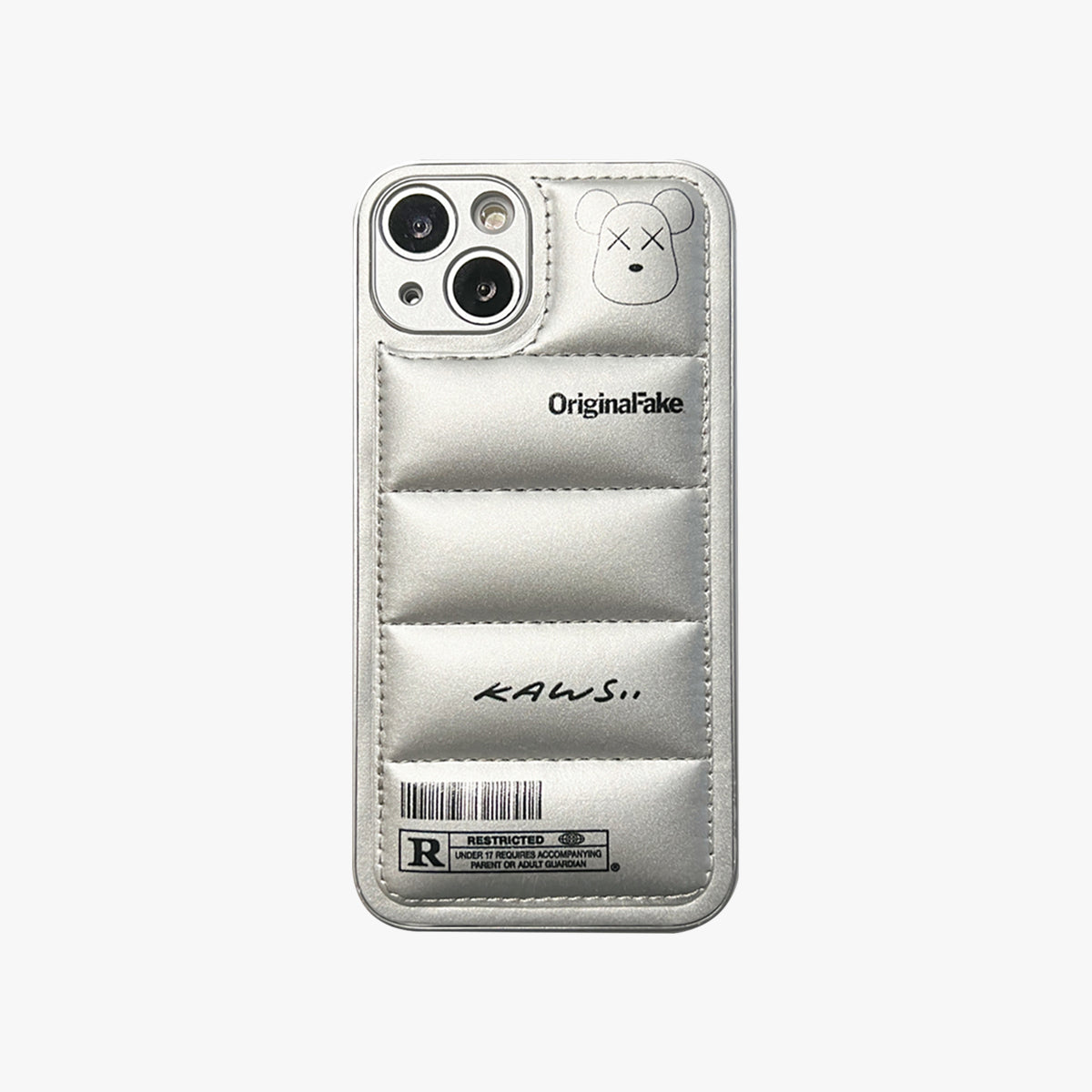 3D Phone Case | Silver Bear Feathered - SPICEUP