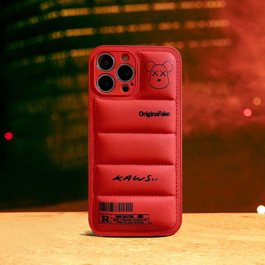 3D Phone Case | Red Bear Feathered - SPICEUP