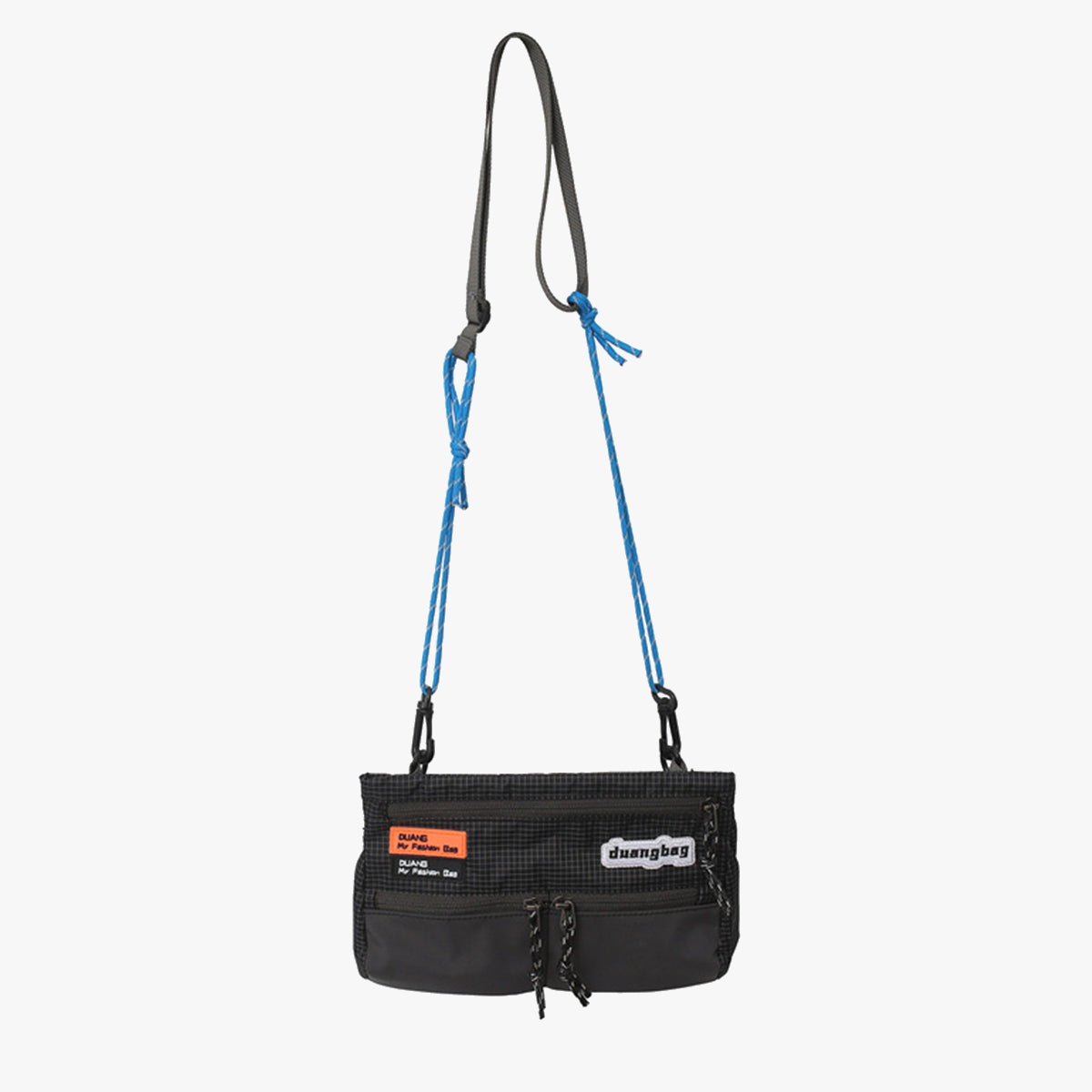 Multi-Pocket Crossbody Bag | Black - SPICEUP