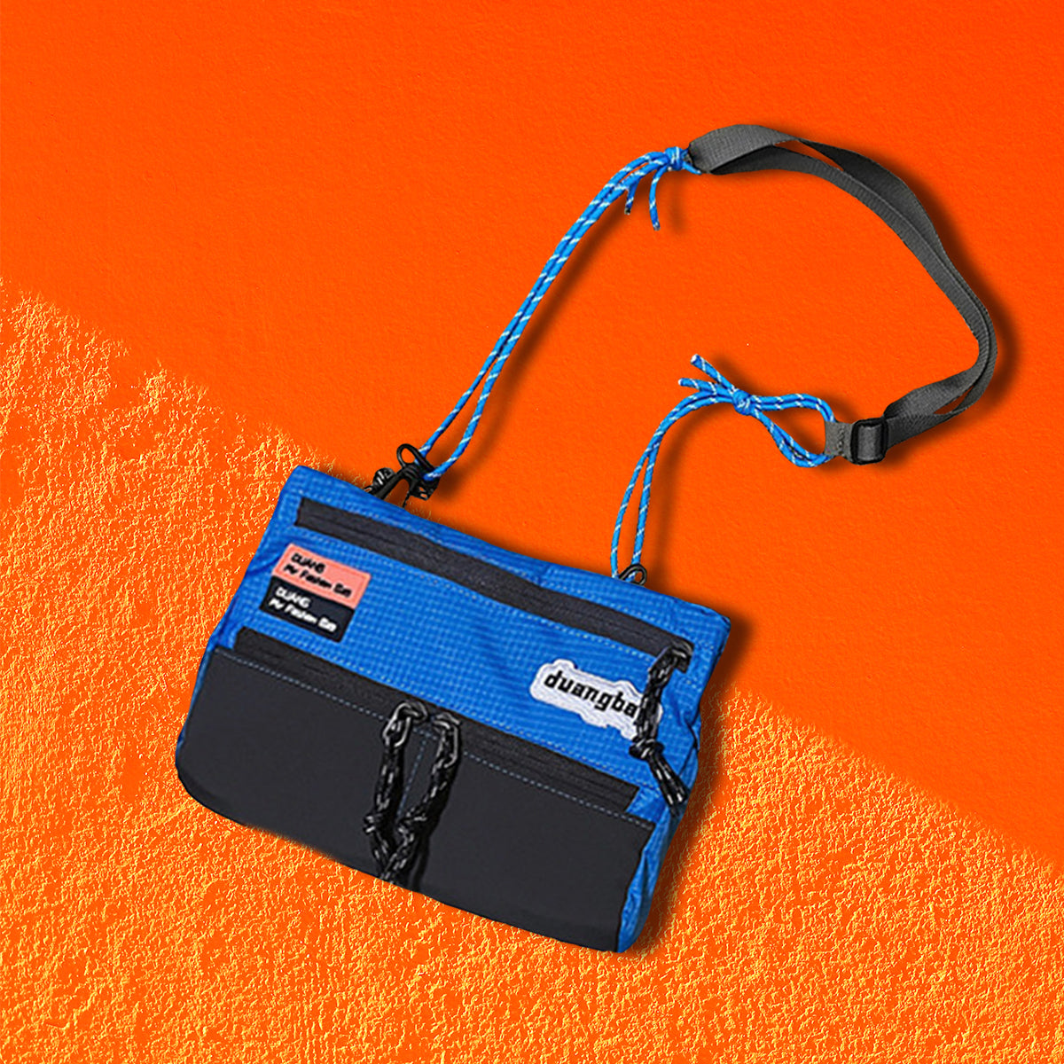 Multi-Pocket Crossbody Bag | Blue - SPICEUP