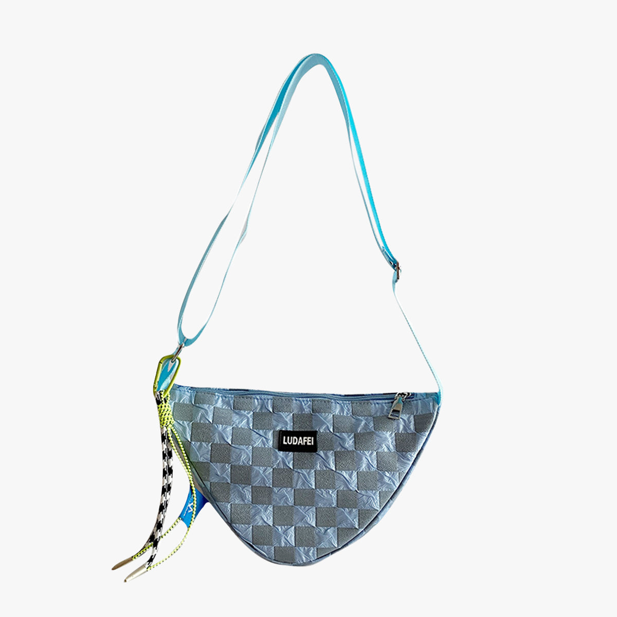 Monogram Triangular Bag | Blue - SPICEUP