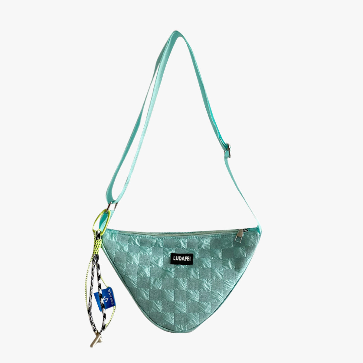 Monogram Triangular Bag | Green - SPICEUP