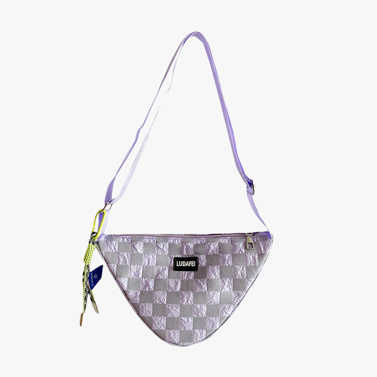 Monogram Triangular Bag | Purple - SPICEUP
