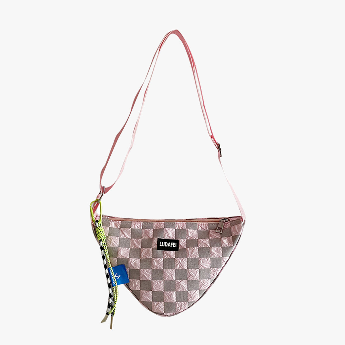 Monogram Triangular Bag | Pink - SPICEUP