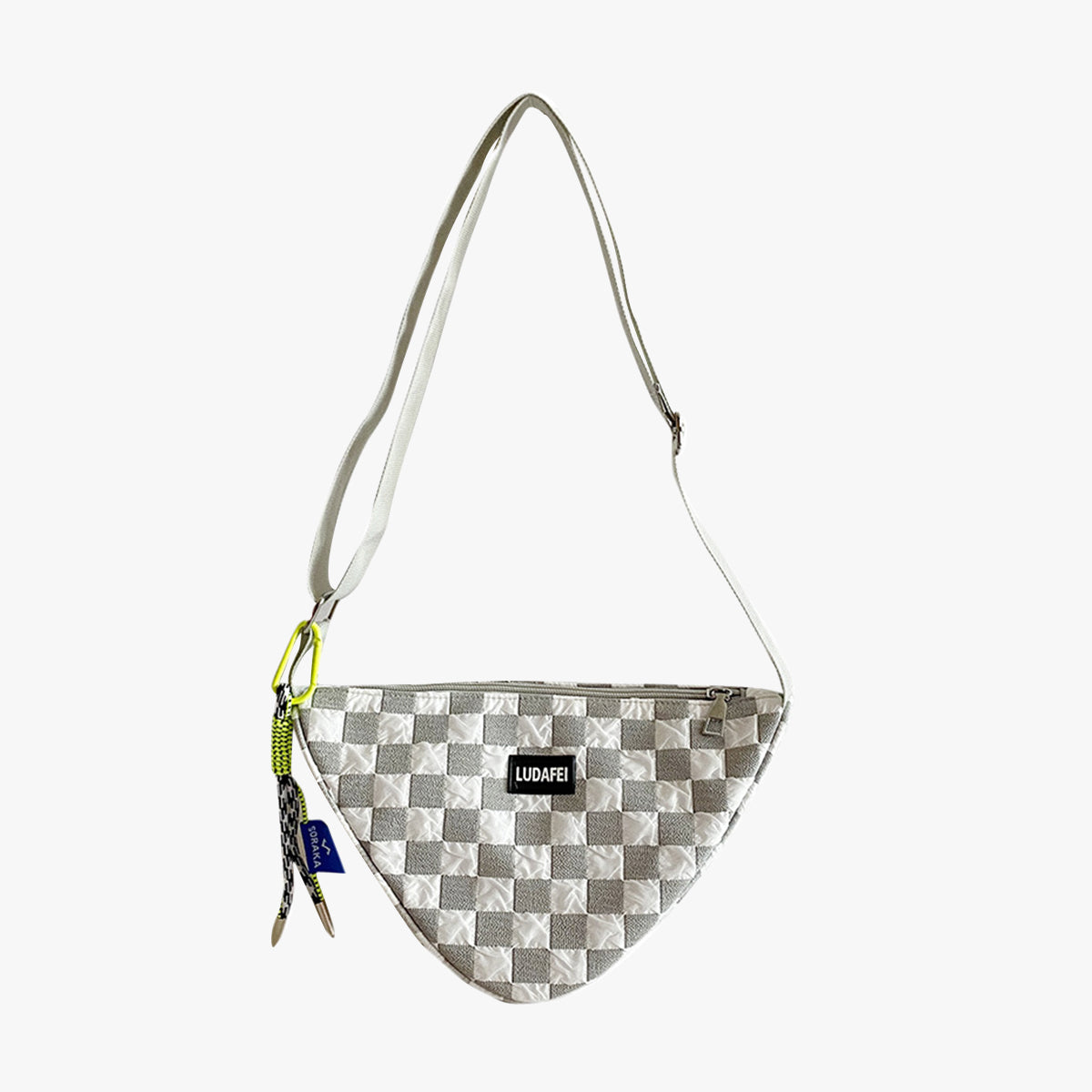 Monogram Triangular Bag | Grey - SPICEUP