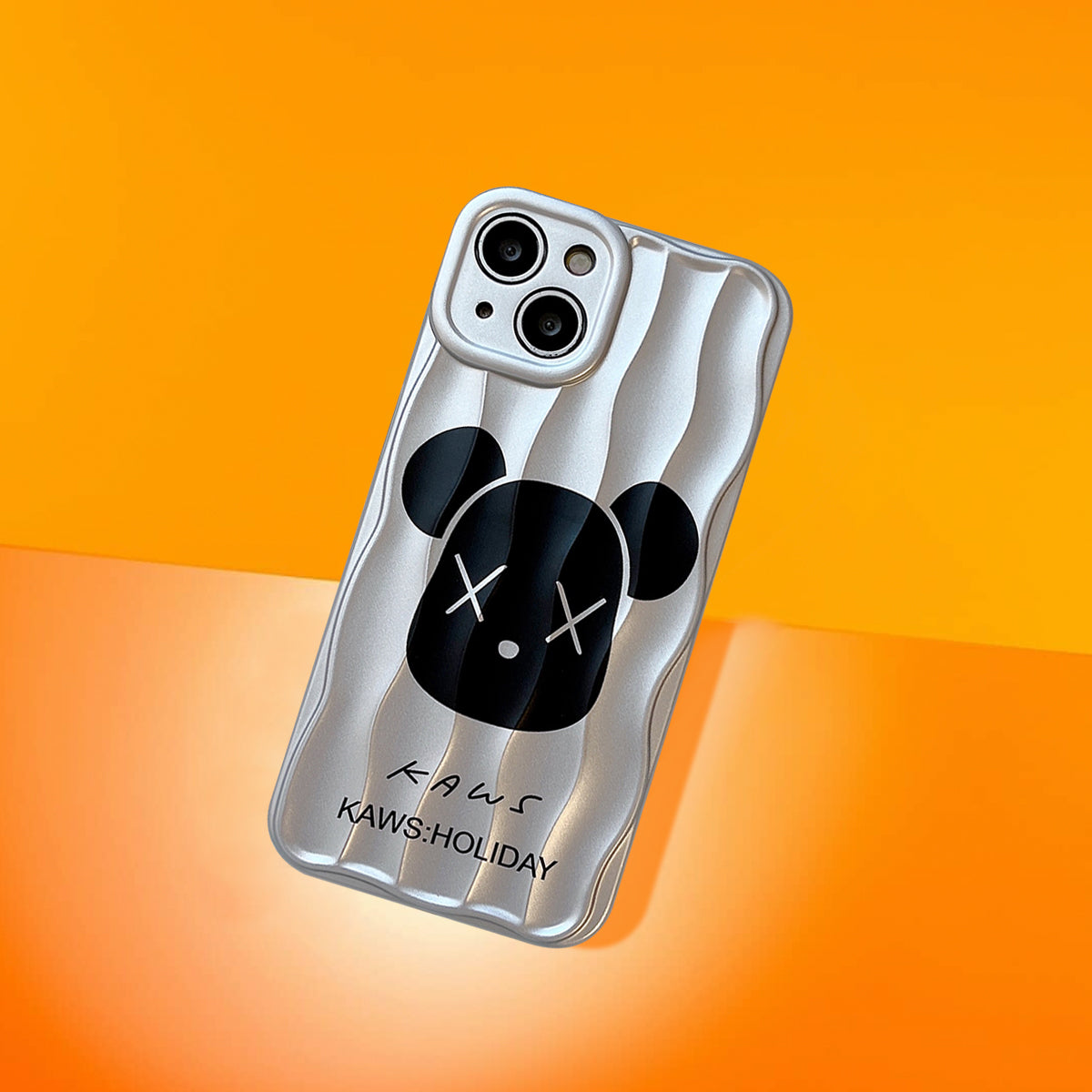 3D Phone Case | Holiday Bear Silver - SPICEUP