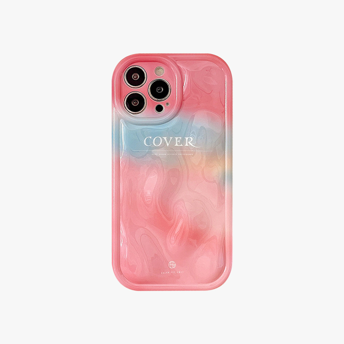 3D Phone Case | Irregular Pink Gradient - SPICEUP