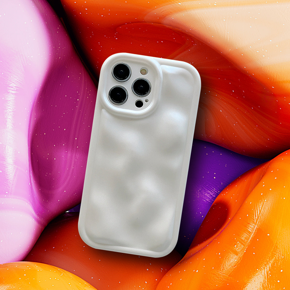 3D Phone Case | Irregular White - SPICEUP